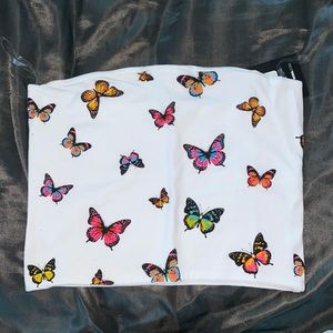 Butterfly crop top